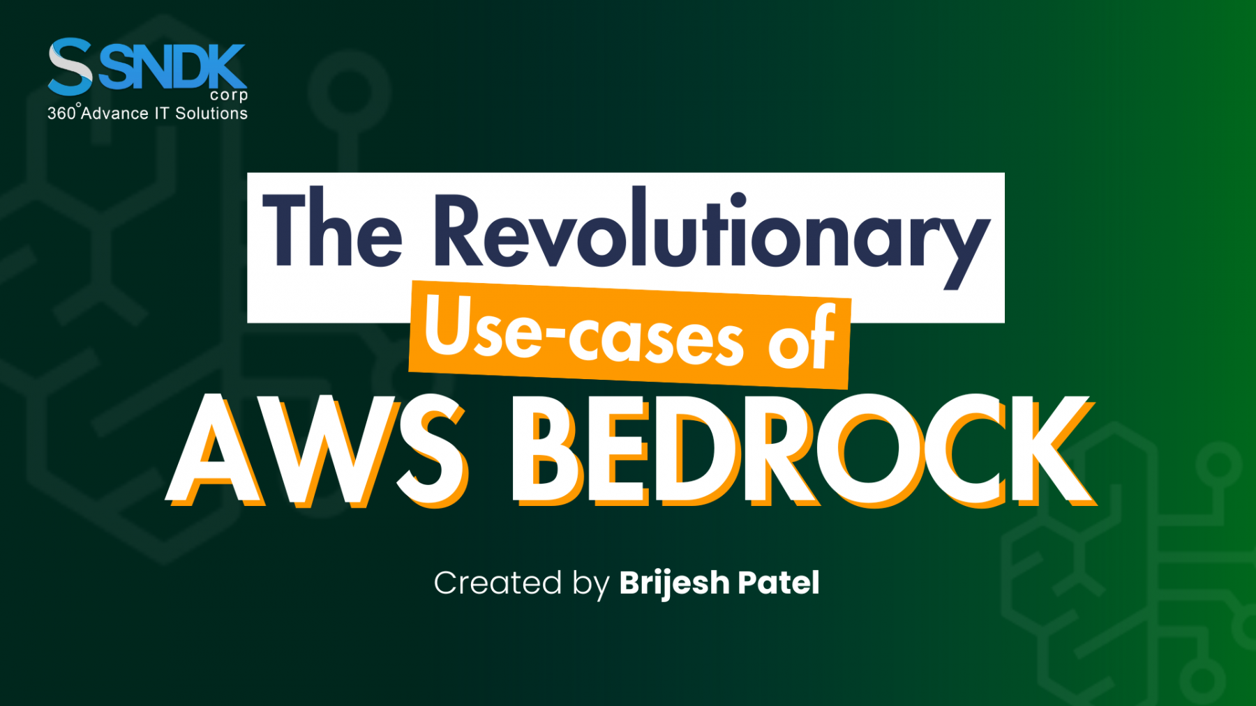 USe-cases of Amazon Bedrock